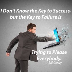 Key to Success Quote Bill Cosby